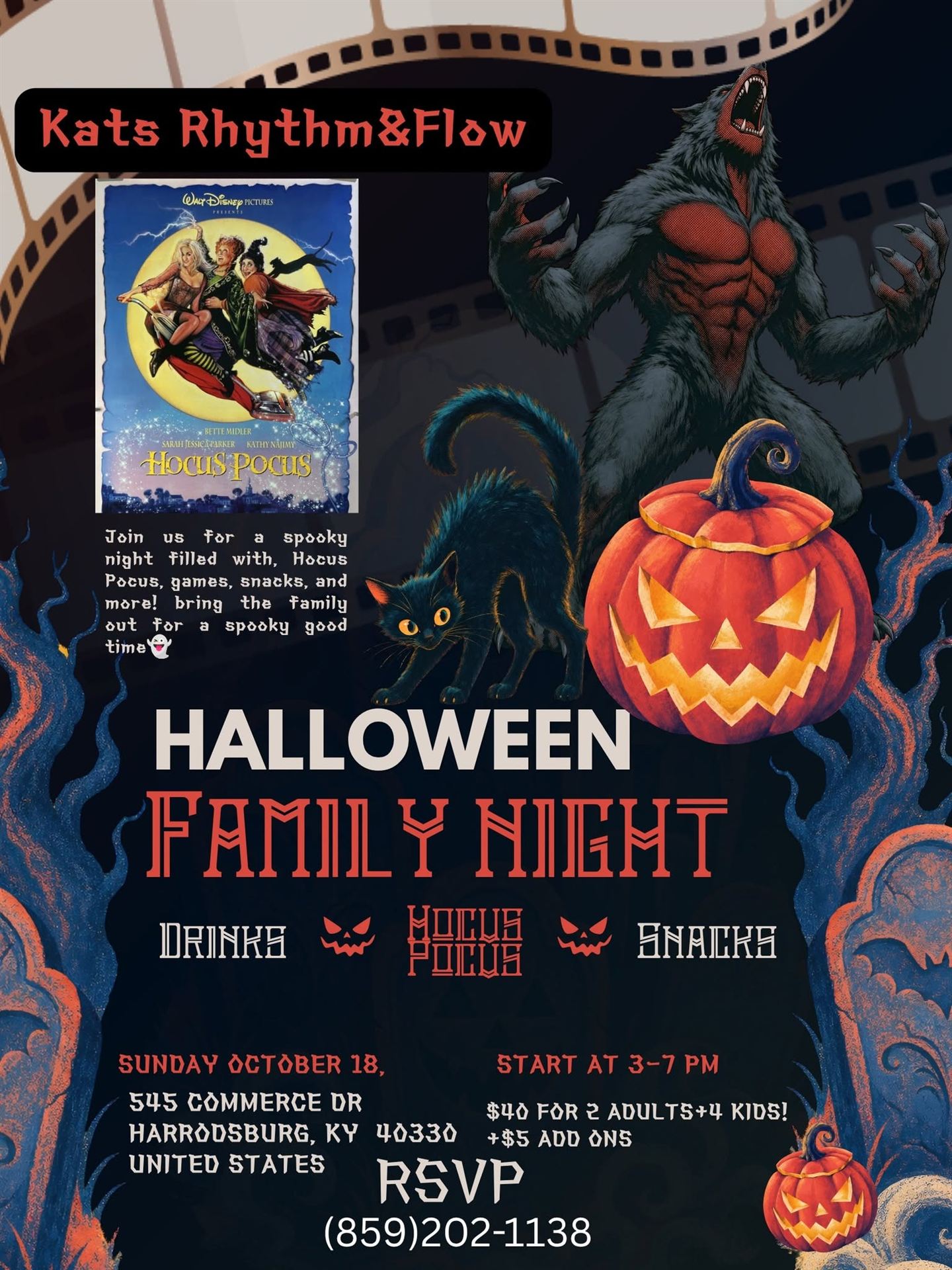 Family Halloween Movie Night - Hocus Pocus